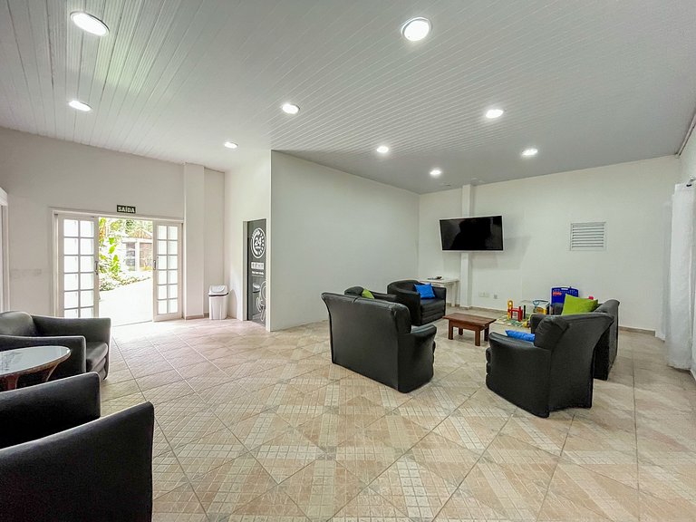 Riviera | Aconchegante Flat com Enxoval Completo