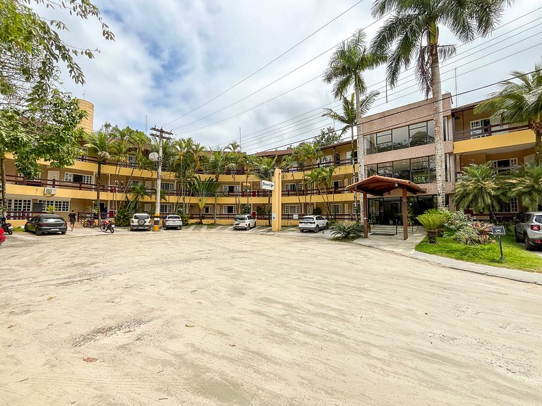 Riviera | Aconchegante Flat com Enxoval Completo