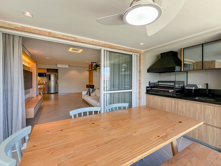 Riviera | Moderno Varanda Gourmet Enxoval Completo