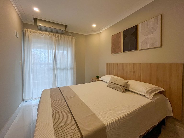 Riviera | Vista Mar com Lazer e Enxoval Completo