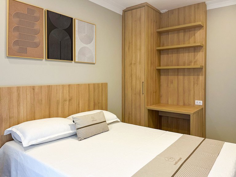 Riviera | Vista Mar com Lazer e Enxoval Completo