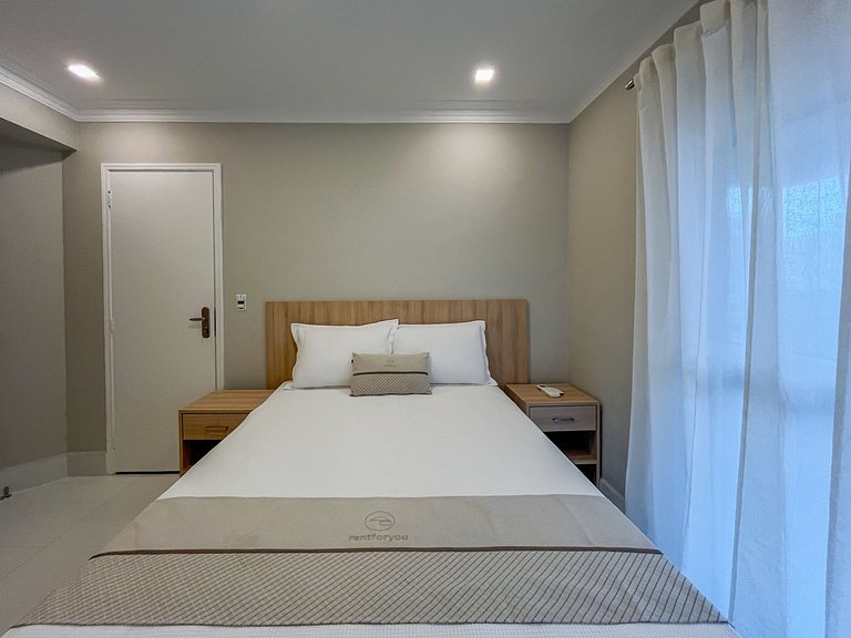 Riviera | Vista Mar com Lazer e Enxoval Completo