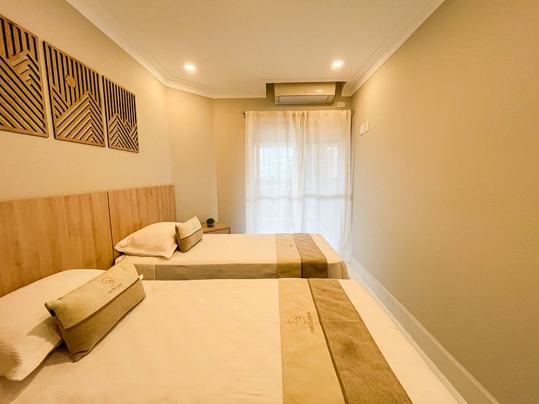 Riviera | Vista Mar com Lazer e Enxoval Completo