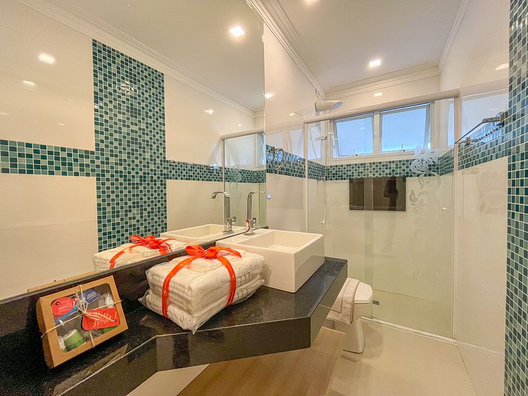 Riviera | Vista Mar com Lazer e Enxoval Completo