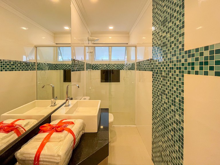 Riviera | Vista Mar com Lazer e Enxoval Completo