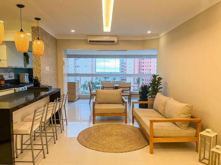 Riviera | Vista Mar com Lazer e Enxoval Completo