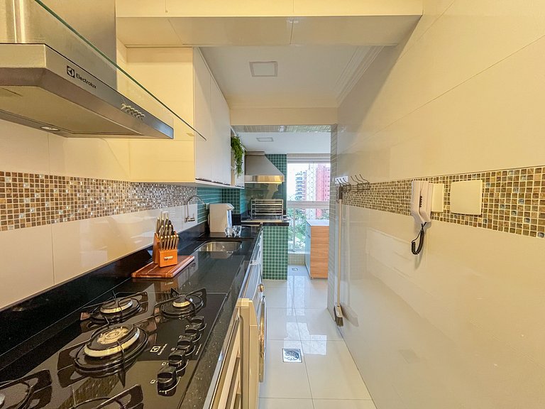 Riviera | Vista Mar com Lazer e Enxoval Completo