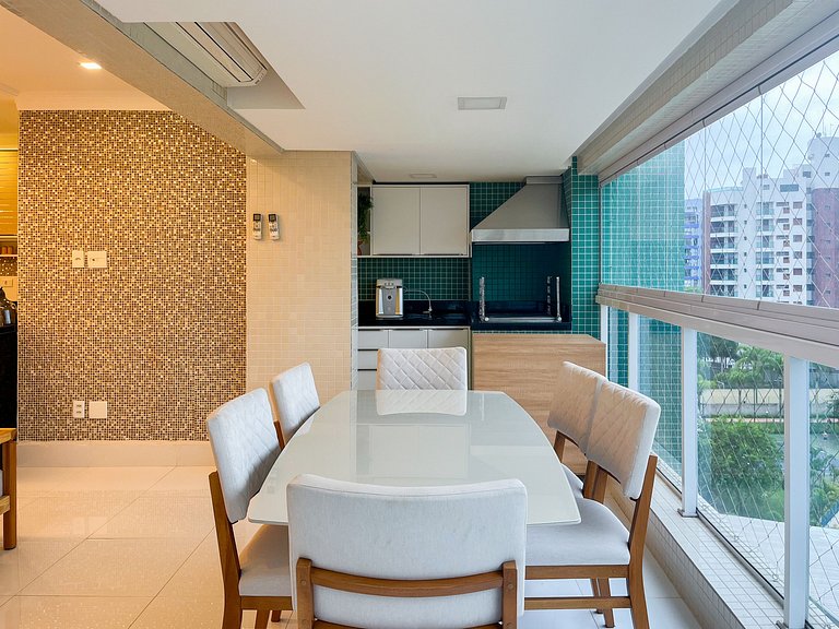 Riviera | Vista Mar com Lazer e Enxoval Completo