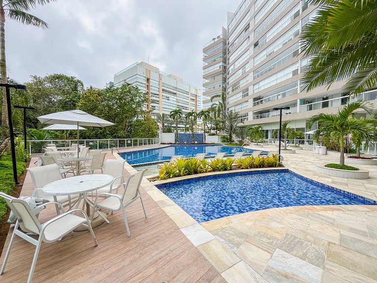 Riviera | Piscina Aquecida, lazer e Enxoval Compl
