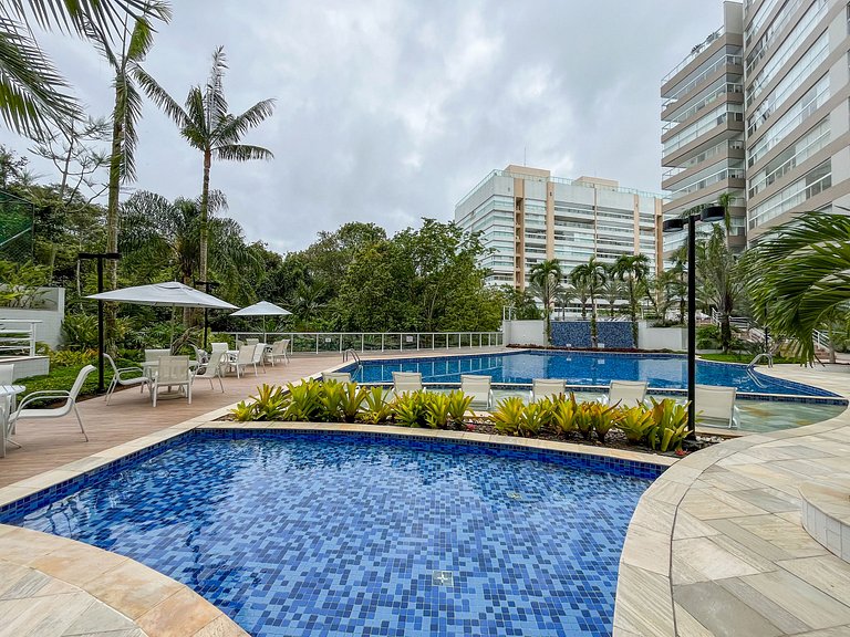 Riviera | Piscina Aquecida, lazer e Enxoval Compl