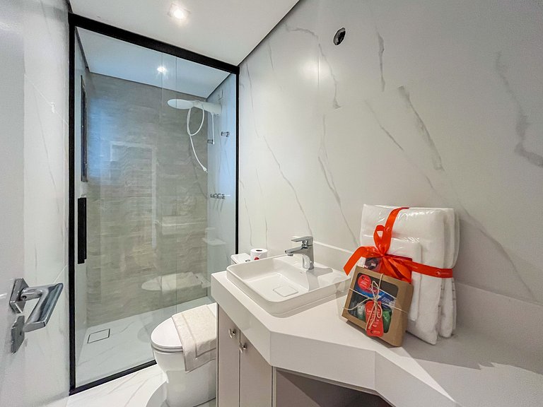 Riviera | Vista Mar Pé na Areia - Enxoval Completo