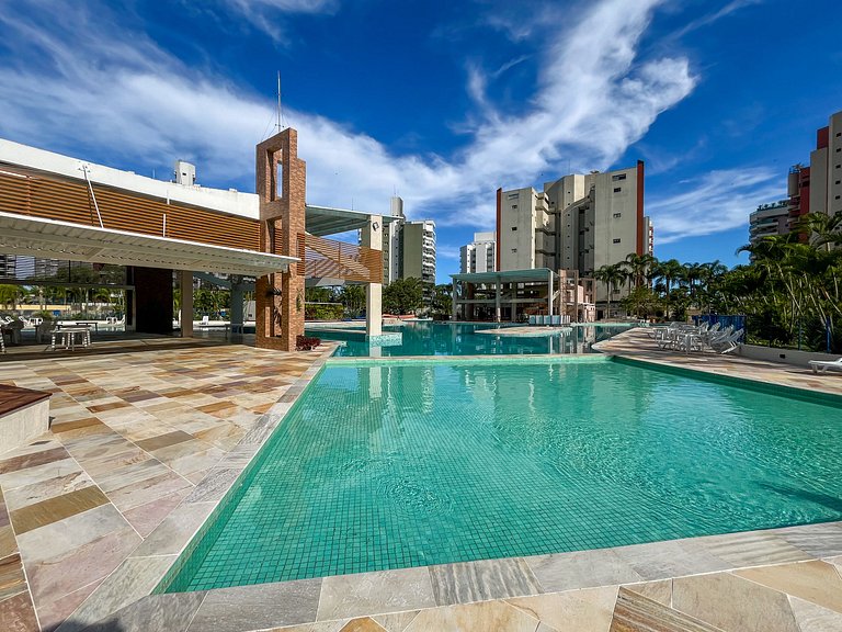 Riviera | Vista Mar com Lazer e Enxoval Completo