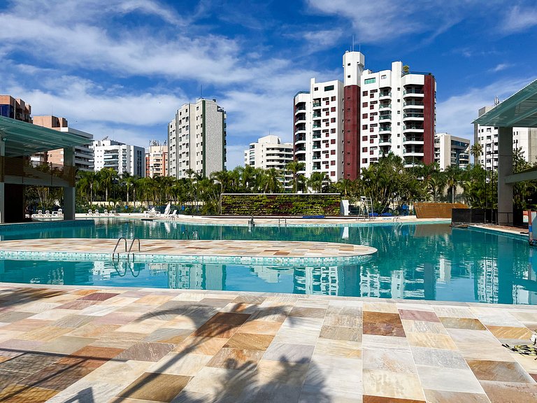 Riviera | Vista Mar com Lazer e Enxoval Completo
