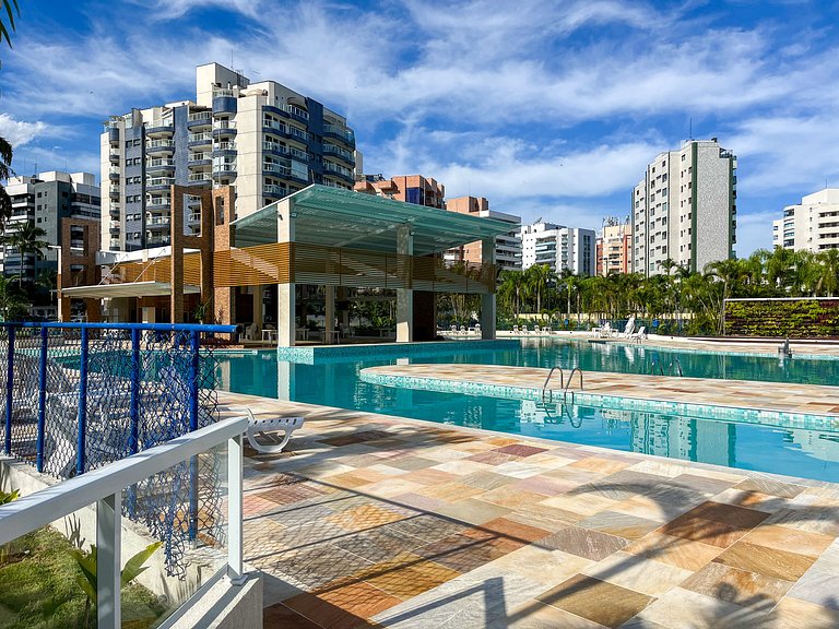 Riviera | Vista Mar com Lazer e Enxoval Completo