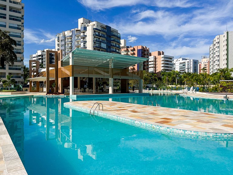 Riviera | Vista Mar com Lazer e Enxoval Completo
