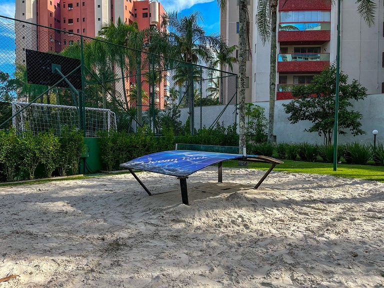 Riviera | Vista Mar com Lazer e Enxoval Completo