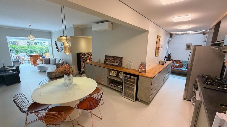 Riviera | Lindo Apto Garden com Enxoval Completo
