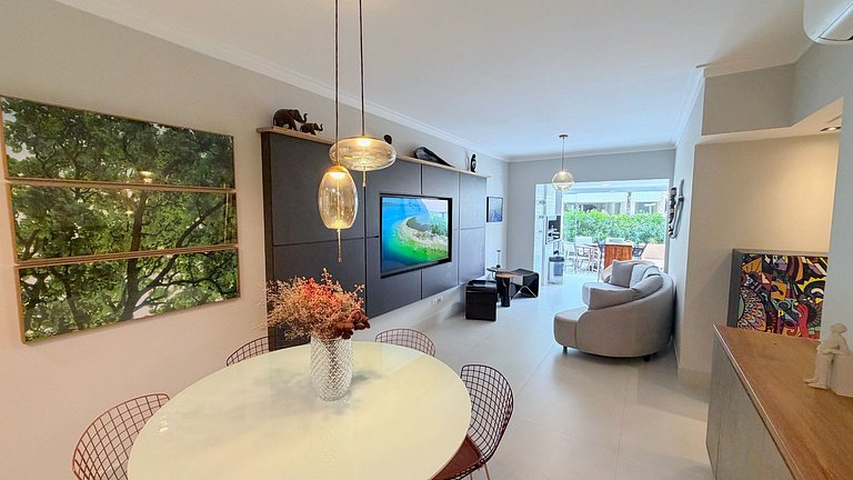 Riviera | Lindo Apto Garden com Enxoval Completo