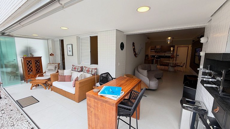 Riviera | Lindo Apto Garden com Enxoval Completo