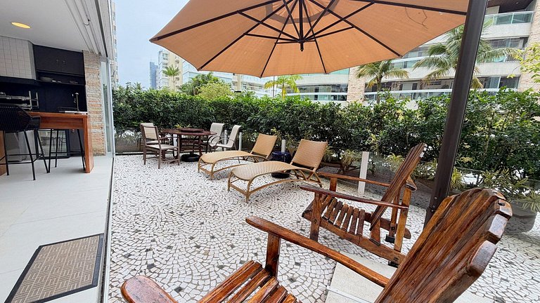 Riviera | Lindo Apto Garden com Enxoval Completo