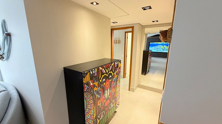 Riviera | Lindo Apto Garden com Enxoval Completo