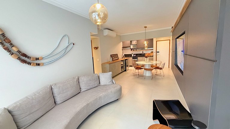 Riviera | Lindo Apto Garden com Enxoval Completo