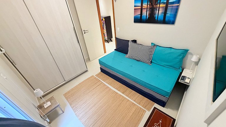 Riviera | Lindo Apto Garden com Enxoval Completo