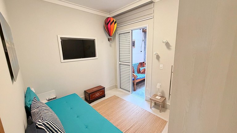 Riviera | Lindo Apto Garden com Enxoval Completo