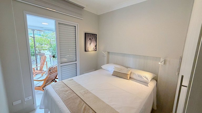 Riviera | Lindo Apto Garden com Enxoval Completo