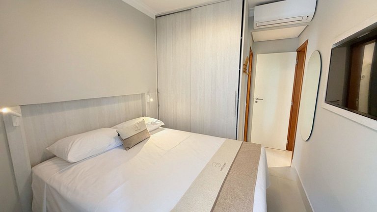 Riviera | Lindo Apto Garden com Enxoval Completo