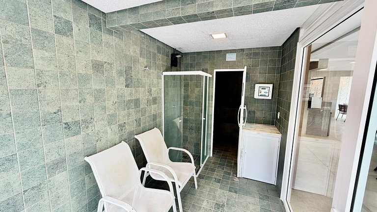 Riviera | Lindo Apto Garden com Enxoval Completo