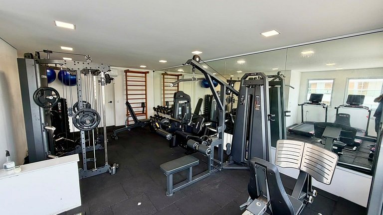 Riviera | Lindo Apto Garden com Enxoval Completo