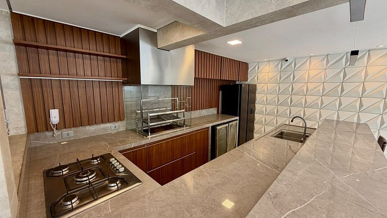 Riviera | Lindo Apto Garden com Enxoval Completo