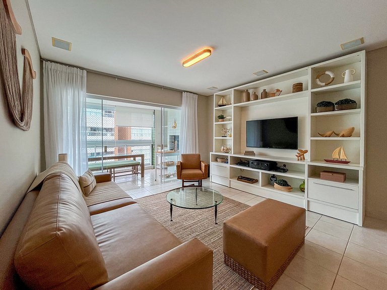 Riviera | Lindo Apto 4 Suítes com Enxoval Completo