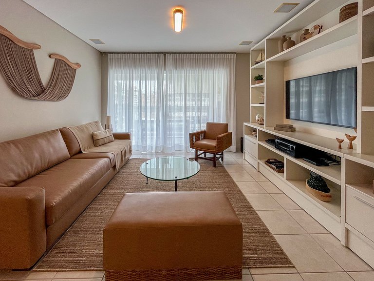 Riviera | Lindo Apto 4 Suítes com Enxoval Completo