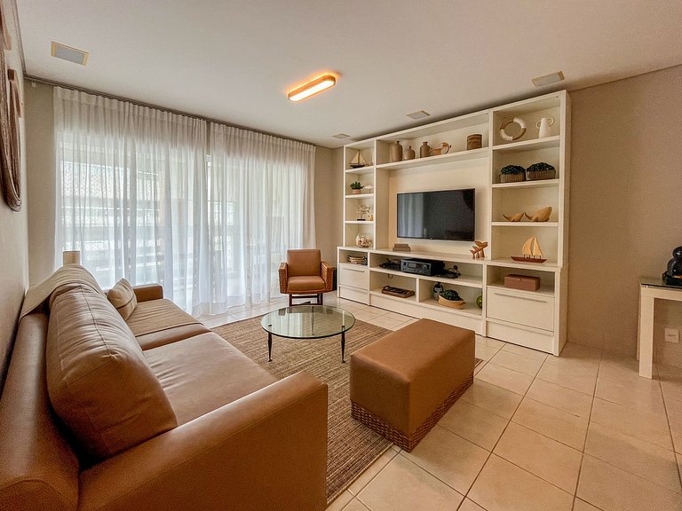 Riviera | Lindo Apto 4 Suítes com Enxoval Completo
